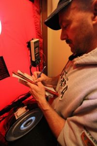 A home energy auditor will conduct a blower door test to see how airtight your home is.