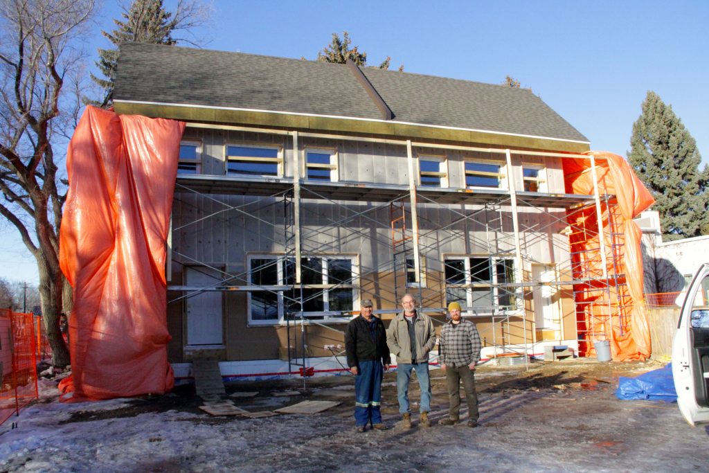 The Temperance Street passive house in Saskatoon will be the first certified passive house in Saskatchewan. Photo David Dodge, GreenEnergyFutures.ca