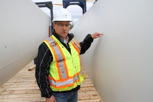 Steve Owens is a project manager for Capital Power on the Quality Wind project. 