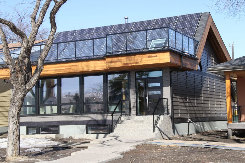 The net-zero showhome built by Effect Homes. 
